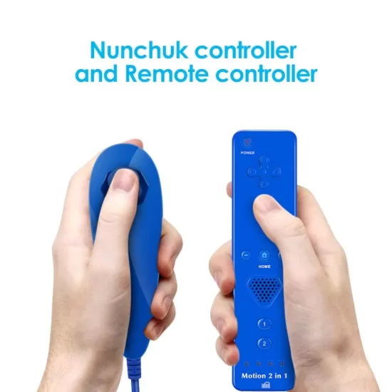2 in 1 Motion Plus Remote and Nunchuck Controller for Wii U