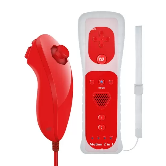 2 in 1 Motion Plus Remote and Nunchuck Controller for Wii U