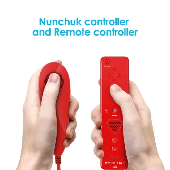 2 in 1 Motion Plus Remote and Nunchuck Controller for Wii U