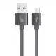 Nylon Braided Fast Charging USB Data Cable for Micro USB Wire Long 1M 2M 3M in 11 Colours   