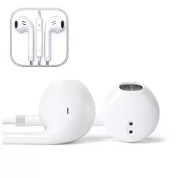 3.5mm Wired Stereo Earphones with Mic for iPhone - 8 Colours 