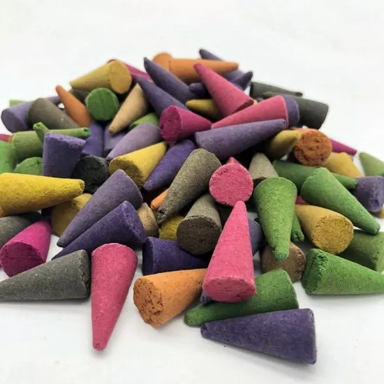 Waterfall Incense Burner Cones - Pack sizes of 25/50/75/100