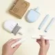 Silicone Toilet Brush with Toilet Brush Holder Wall-Mounted Cleaning Brush Set
