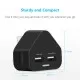 Dual USB Mains Charger 2A