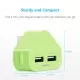 Dual USB Mains Charger 2A