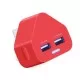 Dual USB Mains Charger 2A