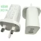 QC4.0 PD3.0 USB-C 65W  Fast Charging 2C1A 3Ports GAN Charger