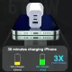 QC4.0 PD3.0 USB-C 65W  Fast Charging 2C1A 3Ports GAN Charger