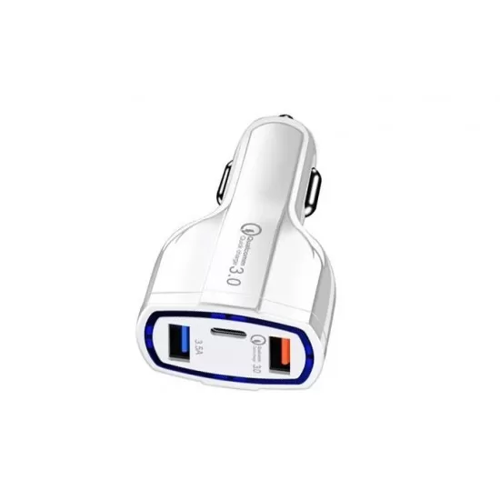 Dual USB 3.5A QUALCOMM 3.0 Fast Car Charger