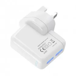Dual USB Mains Charger 3.1A
