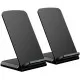 Qi Wireless Charger Double Coiled Desk Stand   