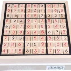 Classic Wooden Digital Sudoku Board Game with Drawer