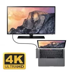 7 in1 HUB Dual USB/Type C Connector to USB 3.0 Extension Dock Convertor