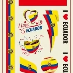 World Cup Team's Tattoo's - 10 Pack - Countries D - J