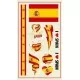 World Cup Team Tattoo's - 10 Pack - Countries S - W