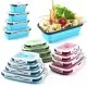 Silicone Lunch Box Foldable Microwave Oven Bento Lunchbox Kitchen Home School Picnic Camping Food Storage Container 