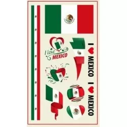 World Cup Teams Tattoo's - 10 Pack - Countries K - Q