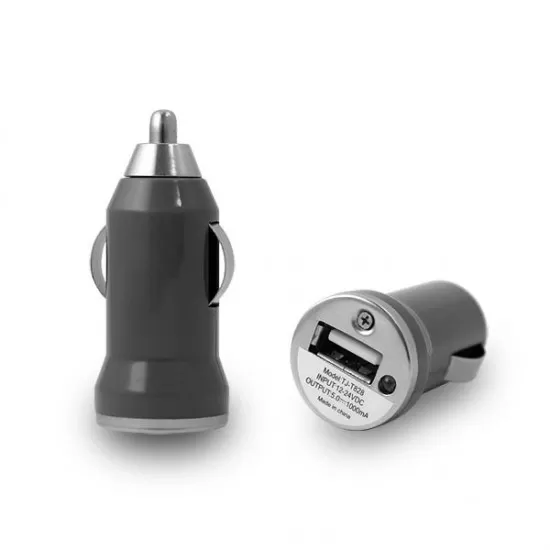 1A Model Phone Power Car Adapter USB Mini Universal Car Charger in 9 Colours
