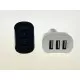 Curved Triple USB Car Charger 4.1A