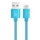 Nylon Braided Fast Charging USB Data Cable for Type-C Connector Wire 1M 2M 3M in 11 Colours   