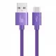 Nylon Braided Fast Charging USB Data Cable for Type-C Connector Wire 1M 2M 3M in 11 Colours   