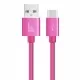 Nylon Braided Fast Charging USB Data Cable for Type-C Connector Wire 1M 2M 3M in 11 Colours   