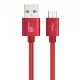 Nylon Braided Fast Charging USB Data Cable for Micro USB Wire Long 1M 2M 3M in 11 Colours   
