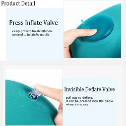 Romix Travel Neck Pillow - Inflatable and Foldable
