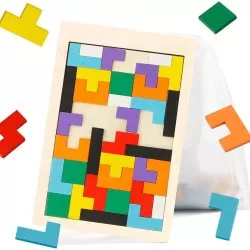 3D Wooden Russian Block Toys  Jigsaw Puzzles Game  