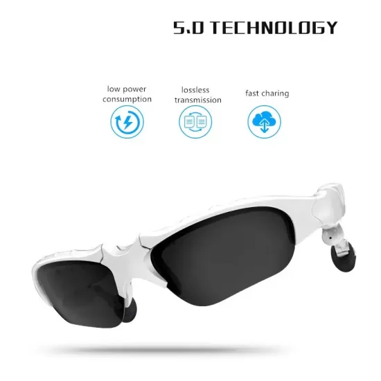 Wireless Bluetooth 5.0 Smart Polarized Sunglasses Stereo Headset Headphones Earphone
