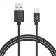  Premium 2.1A Fast Charging USB Data Cable for Micro USB Wire Long 1M 2M 3M in 9 Colours  