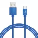  Premium 2.1A Fast Charging USB Data Cable for Micro USB Wire Long 1M 2M 3M in 9 Colours  