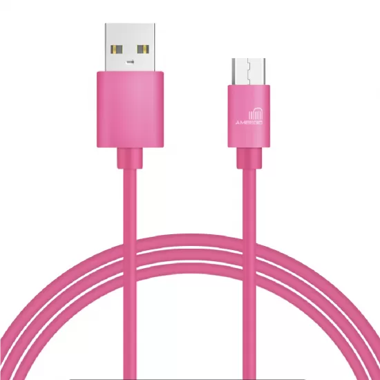  Premium 2.1A Fast Charging USB Data Cable for Micro USB Wire Long 1M 2M 3M in 9 Colours  