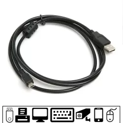 Mini USB 2.0 Cable 5Pin Mini USB to USB Fast Data Charger Cables for Camera MP4