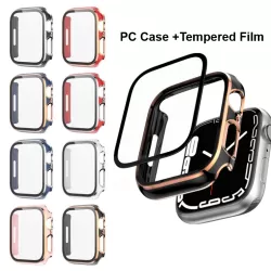 Two-Colour Silicone Plated TPU Waterproof Cover Case for iWatch (Series 4-6, SE) – 40mm and 44mm