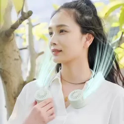 Adjustable Bladeless Foldable Neck Fan - 4 Colours