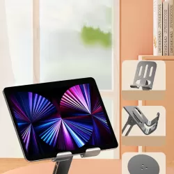 360" Swivel Adjustable Aluminium Alloy Desktop Phone/Tablet Stand Holder