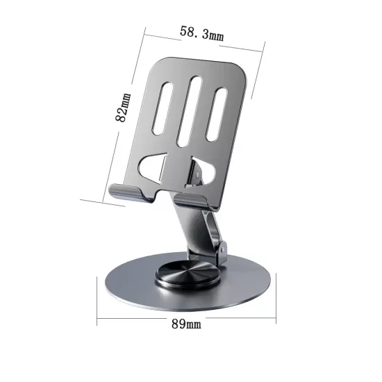 360" Swivel Adjustable Aluminium Alloy Desktop Phone/Tablet Stand Holder
