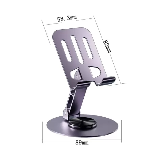360" Swivel Adjustable Aluminium Alloy Desktop Phone/Tablet Stand Holder