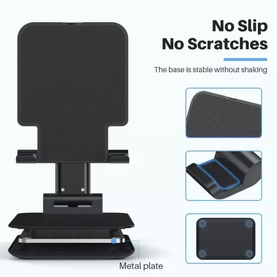 Adjustable Height iPhone iPad Samsung Tablet eBook Readers Smart Phone Folding Desk Stand Holder 