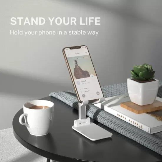 Adjustable Height iPhone iPad Samsung Tablet eBook Readers Smart Phone Folding Desk Stand Holder 