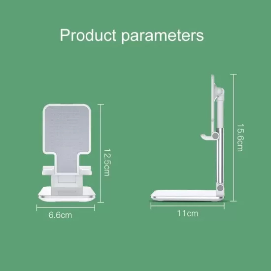 Adjustable Height iPhone iPad Samsung Tablet eBook Readers Smart Phone Folding Desk Stand Holder 