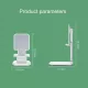 Adjustable Height iPhone iPad Samsung Tablet eBook Readers Smart Phone Folding Desk Stand Holder 