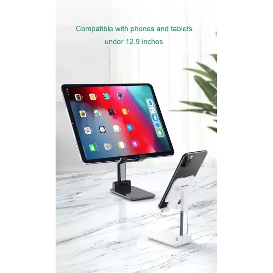 Adjustable Height iPhone iPad Samsung Tablet eBook Readers Smart Phone Folding Desk Stand Holder 