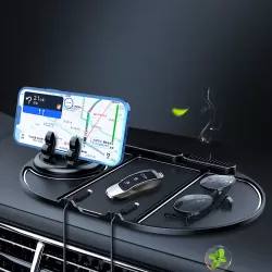 Non Slip Car Dashboard Mat Mount Phone Pad Holder Anti-slip Rubber Stand For GPS