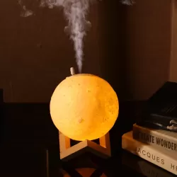 3D Print Moon Light Humidifier and Essential Oil Diffuser