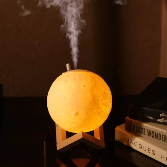 3D Print Moon Light Humidifier and Essential Oil Diffuser