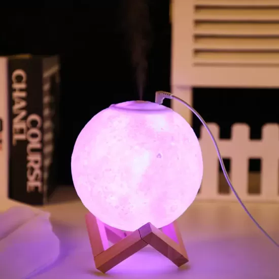 3D Print Moon Light Humidifier and Essential Oil Diffuser