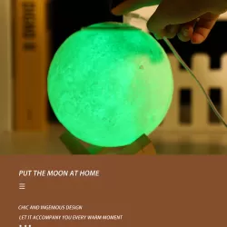 3D Print Moon Light Humidifier and Essential Oil Diffuser
