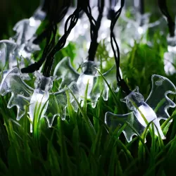 Halloween Bat Décor Solar Light with 8 Modes - Indoor/Outdoor